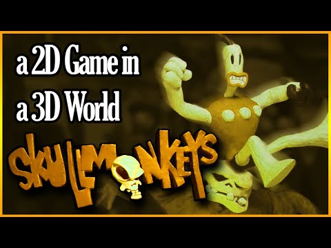Skullmonkeys - a 2D Game in a 3D World