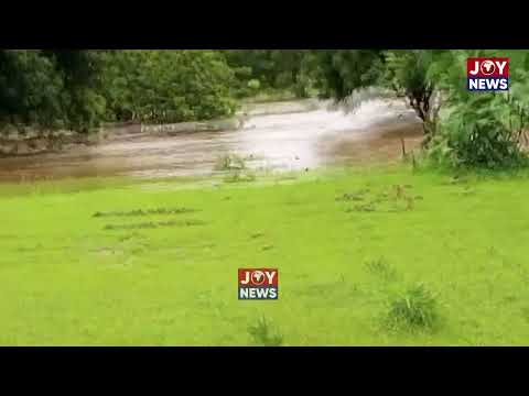 Sandema hit by floods after heavy downpour.
