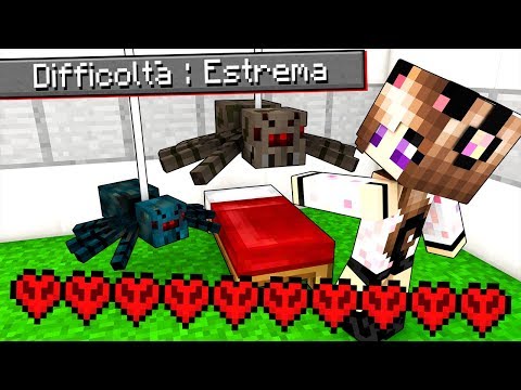 NON PUOI DORMIRE SU MINECRAFT A DIFFICOLTÀ ESTREMA!!!