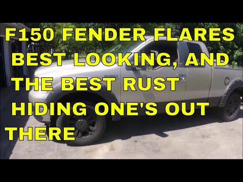 F150 FENDER FLARES BEST LOOKING, AND THE BEST RUST HIDING ONE'S OUT THERE