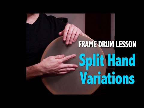 Frame Drum Lesson (Split Hand Variations) - Ken Shorley