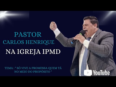 Pastor Carlos Henrique 🔥🙌🏻 Tema: " Só vive a promessa quem tá no meio do propósito " 🙌🏻🔥