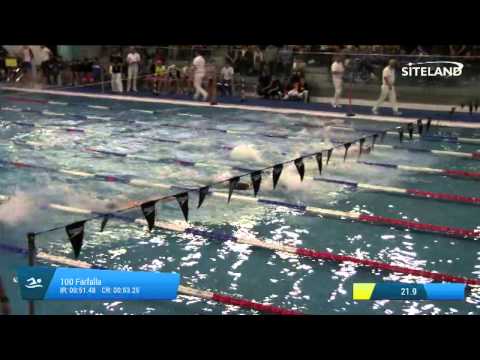 Finale dei 100 Farfalla Juniores Maschi - 18 Memorial  Chiara Giavi