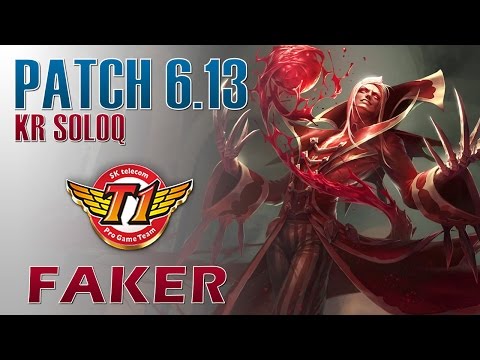 SKT T1 Faker - Vladimir Mid Lane - KR LOL Master 220LP