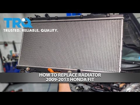 How to Replace Radiator 2009-2013 Honda Fit