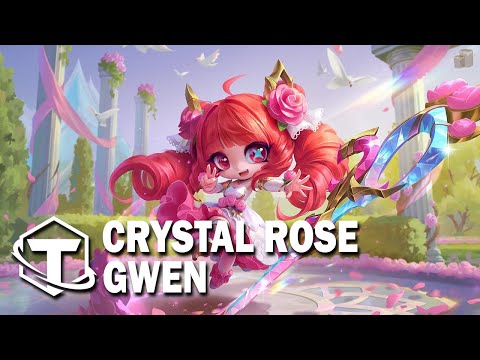 Crystal Rose Gwen Chibi & Arena Preview - Teamfight Tactics