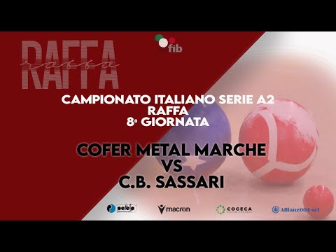 Cofer Metal Marche Vs C.B. Sassari | C.I. Raffa serie A2 girone 1 - 8a Giornata