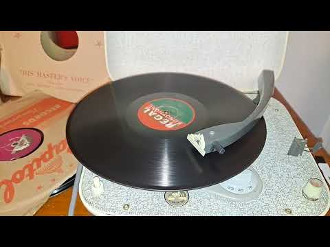 Nasty Man. The Broadway Bandits. Regal Zonophone 78rpm Record from the 1930s. HMV Minigram Player