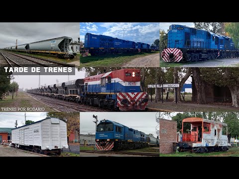 (758) Tarde de trenes en Empalme Villa Constitución. Abril de 2023.