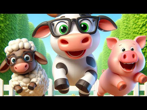 Mutlu hayvanlar zıplıyor ve eğleniyor (30 DAKİKA) - Çocuk Şarkısı