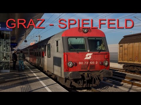 Cab ride (Führerstandsmitfahrt) Graz Hbf - Spielfeld-Straß (no sound)