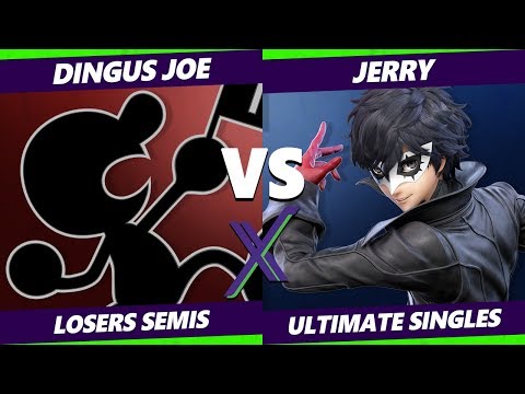 S@X 345 Losers Semis - Jerry (Joker) Vs. Dingus Joe (Game & Watch) Smash Ultimate - SSBU