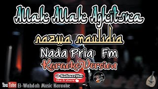 Download lagu ALLAH ALLAH AGHISNA KARAOKE | NADA PRIA (FM) | Video Lirik FULL BASS mp3