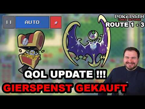 QOL UPDATE + MEHR MÜNZEN + GIERSPENST !!! {Route 1-3} // Poképath