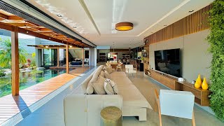 Mansão de Luxo no Residencial Saint Patrick – 787m², Porteira Fechada e um Incrível Lago de Carpas!