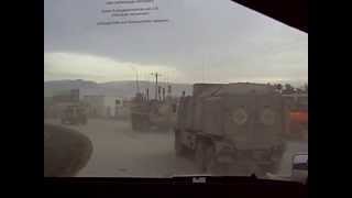 preview picture of video 'Fahrt durch Mazar E Sharif Afghanistan ISAF'