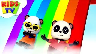 Rainbow Colors Song | Baby Bao Panda | Kindergarten Nursery Rhymes For Children