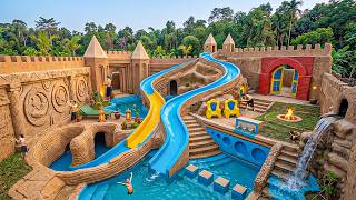 230 Days Building Medieval-Style Sand Castle Resort with Secret Tunnel & Slides 