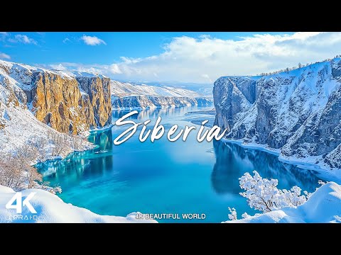 Siberia 4K Amazing Aerial Film - Calming Piano Music - Amazing Nature