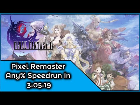 Final Fantasy 4 Pixel Remaster Any% Speedrun - 3:05:19