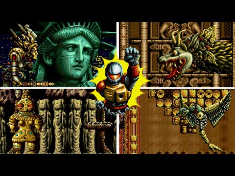 Atomic Runner Chelnov (Genesis) All Bosses (No Damage, Hard)