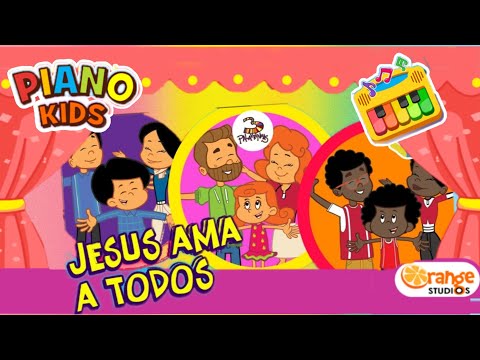Jesus Ama cada Um • kids • 3 Palavrinhas • Jesus Loves Everyone • 3 Little Words