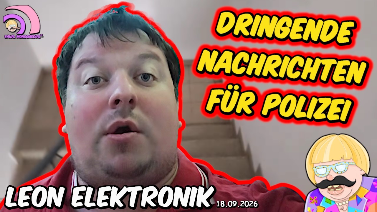 Leon Elektronik: Dringende Nachrichten an die Polizei |18.10.26 KANAL MONGOMEDIAL
