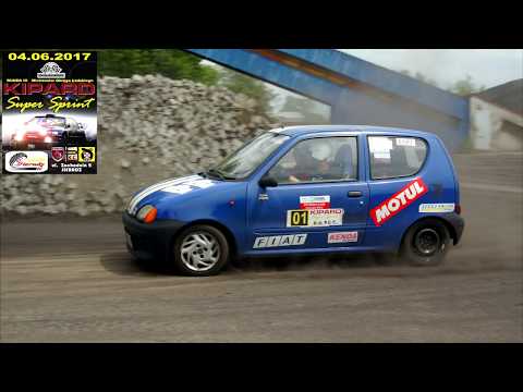 #1 H. Schabowicz / Ł. Bracki - Fiat Seicento. Przejazd 3. KIPARD Super Sprint. III Runda MOŁ.