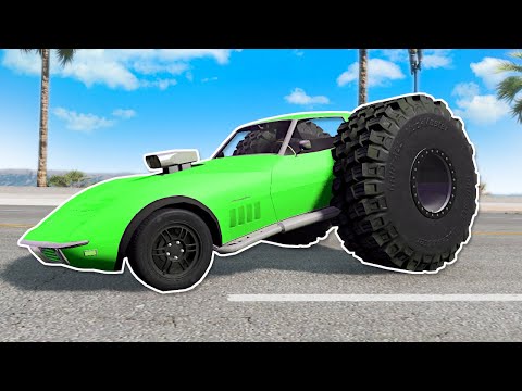 Upgrading the WEIRDEST Cars and Racing Them! - BeamNG Multiplayer Mod