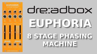 Video thumbnail for DREADBOX Chromatic serie EUPHORIA 8 stage phaser French  with English captions by Audiorial