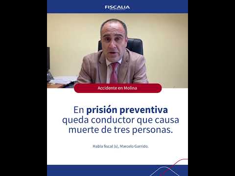 EN PRISIÓN PREVENTIVA QUEDA CONDUCTOR QUE CAUSA LA MUERTE DE TRES PERSONAS EN MOLINA