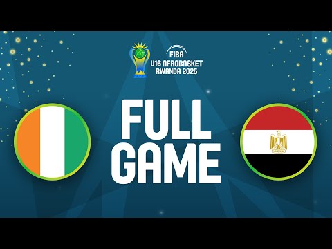 Semi-Finals | Côte d'Ivoire v Egypt | Full Basketball Game | FIBA U16 AfroBasket 2025