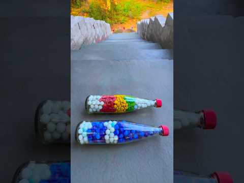 Breaking glass bottle ⚠️🔥 Crushing Crunchy & Soft Things #asmr #shorts #asmrsound #satisfyingvideo