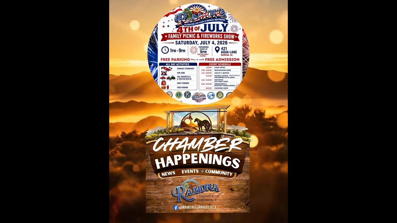 07-01-26 Chamber Happenings - July 4th Family Picnic & Fireworks