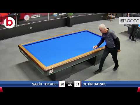 SALİH TEKKELİ & ÇETİN BARAK Bilardo Maçı - 2022 ERKEKLER 3.ETAP-5.TUR