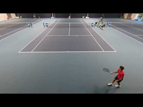 David Gabor court level  tennis match vs Atp 1600 Umberto Giovanini Edgbaston M25 2023