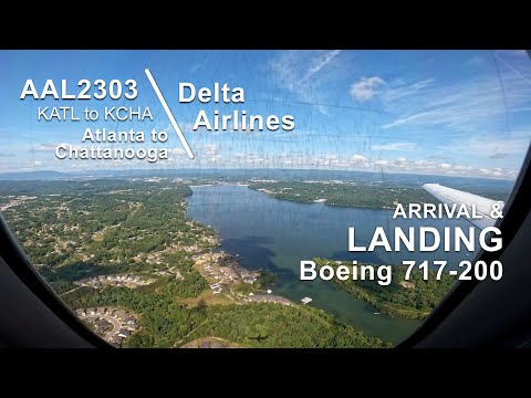 Landing: DAL2303 - Chattanooga Metropolitan (KCHA) Airport - Boeing 717-200 - ATL to CHA