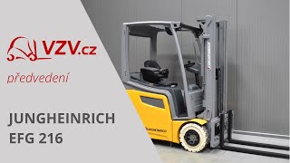 Chariot élévateur à trois roues Jungheinrich EFG 216 à vendre - Image 4 | Forkliftonline LU Chariot élévateur à trois roues Jungheinrich EFG 216 | Image 4 - Forkliftonline