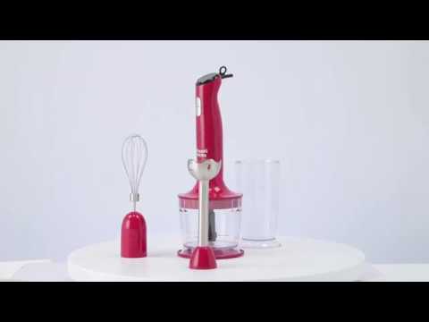 RUSSEL 24700-56 Maišytuvas Russell Hobbs 24700-56 3in1 Desire | 500W | raudona video