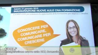 preview picture of video 'CNA Forlì-Cesena. Taglio del nastro per le aule multimediali di CNA Formazione'