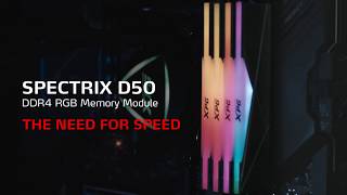 XPG 32GB SPECTRIX D50 RGB DDR4 3600 MHz UDIMM