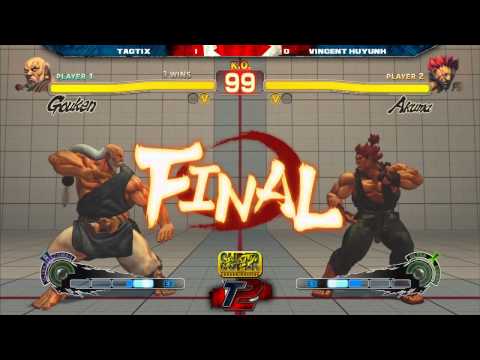 Toryuken 2 Day 1 - SSF4AE2012 - Tactix vs Vincent Huyunh
