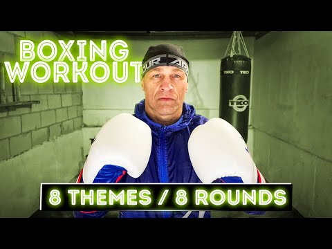 Boxing Workout - 8 Rounds 8 Themes #boxingtraining #boxingworkout #heavybagworkout