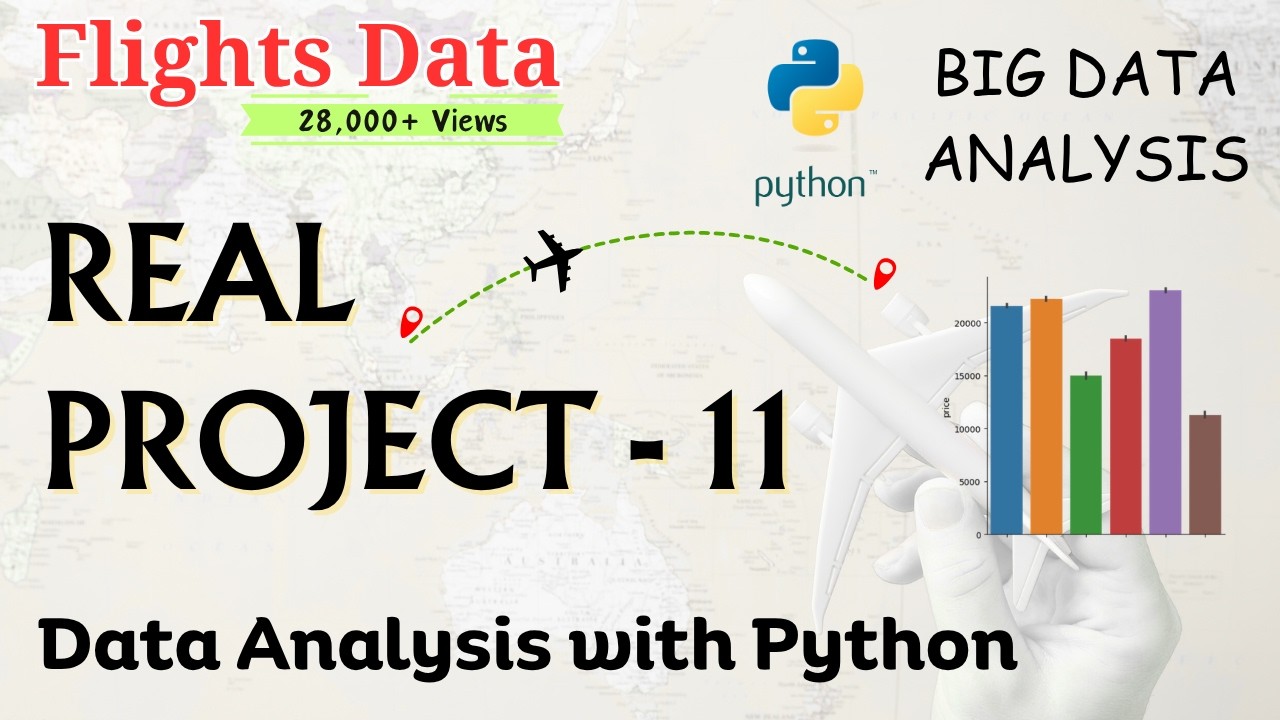 Analyse Airlines' Flights Dataset like a Pro with Python #dataanalysis #python #airlines