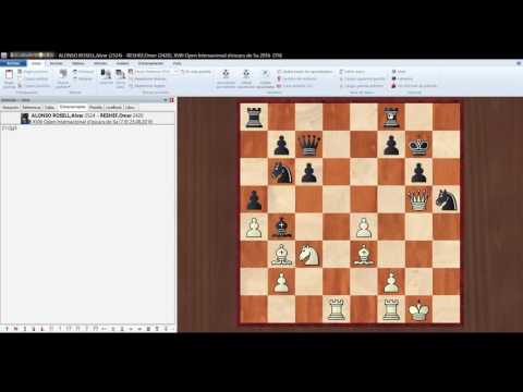 #10 Commentary GM Alvar Alonso vs IM Omer Reshef; Sants 2016