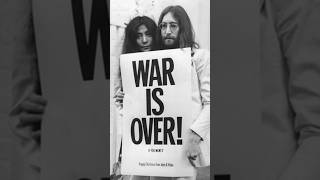 War is Over - John Lennon and Yoko Ono #johnlennon #thebeatles #yokoono #warisover #rockicons