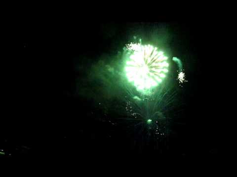 Feuerwerk von Innovative Pyrotechnik (IP) beim Balinger Volksfest 2015