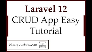 Download the video "Laravel 12 CRUD App Easy Tutorial"