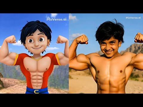 Shiva cartoon and all Real life Character.