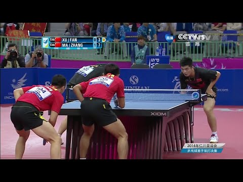 2014 Asian Games MD-Final: Ma Long /Zhang Jike - Xu Xin/Fan Zhendong [HD] [Full Match/Chinese]